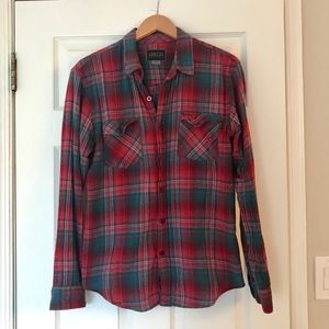 Plaid Flannel Button Up